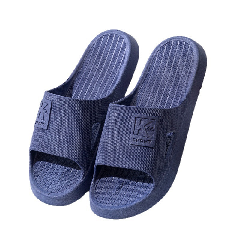 Summer Slippers Men's Indoor Household Bathroom Bath Non-Slip Thick Soft Bottom Shit Feeling Couple Women's Outer Wear