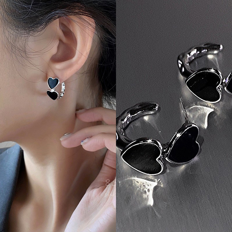 Popular #925 Silver Pin Earrings High Quality High-Grade Stud Earrings for Women French Minority Ear Rings Socialite Temperament Wholesale