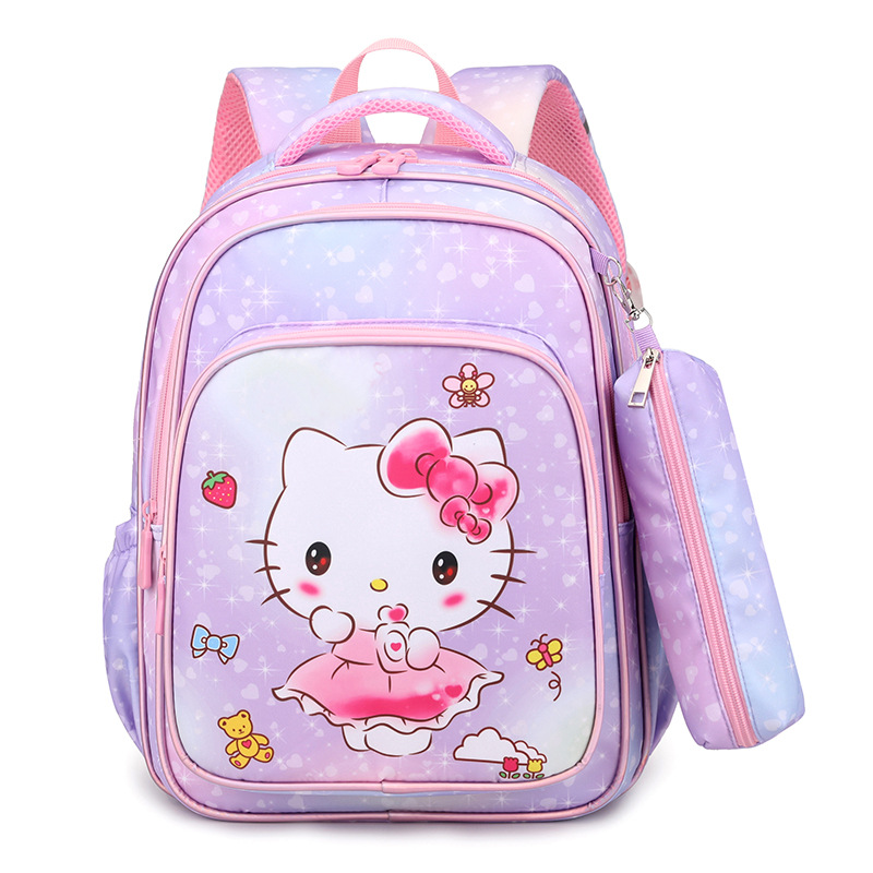 Frozen Schoolbag Kindergarten Primary School Student Schoolbag Baby's Backpack Girls' Schoolbag Cartoon Spider-Man Schoolbag