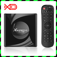 X88 PRO 13 安卓网络机顶盒 安卓13.0 RK3528 双频WIFI BT TV BOX