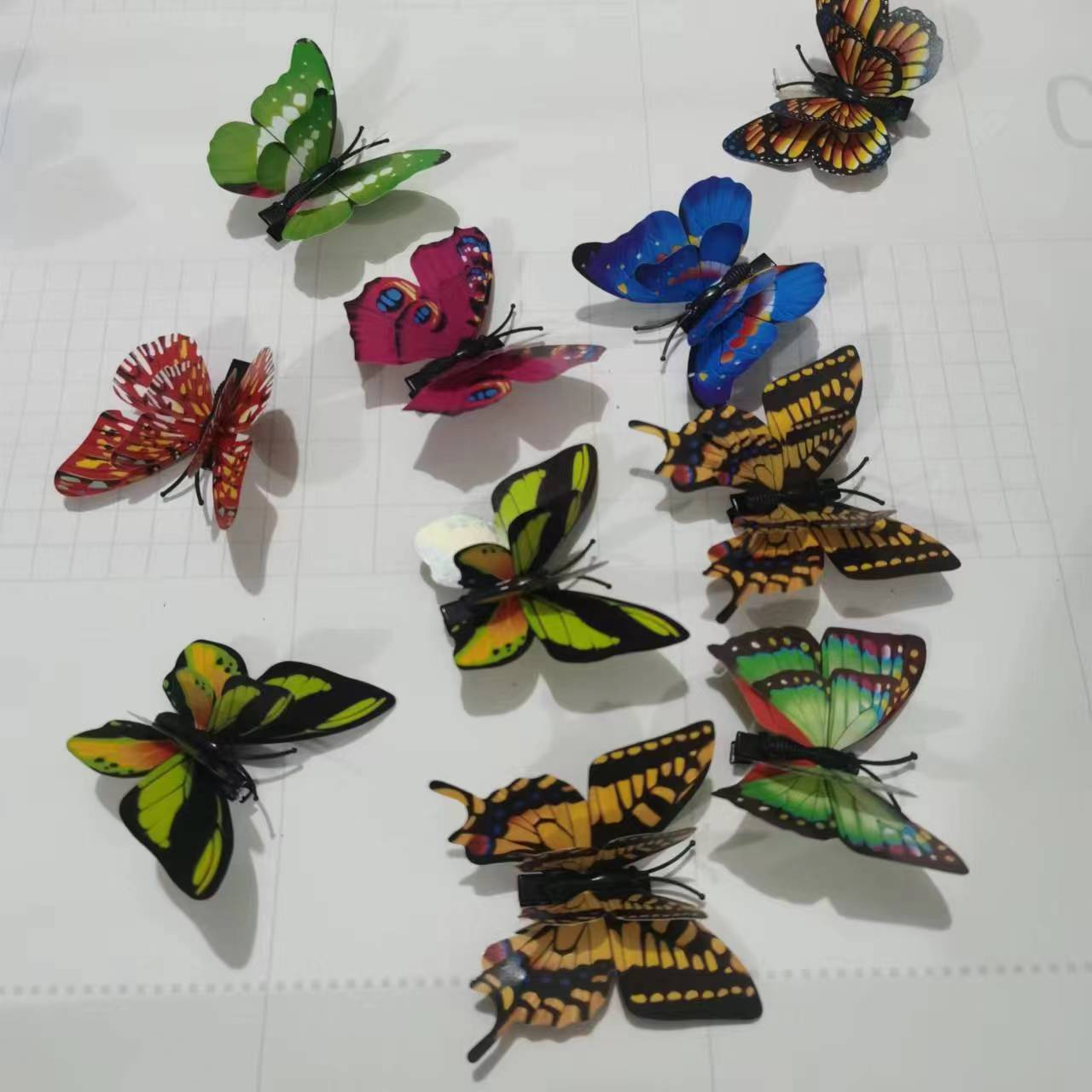 2023 Internet Celebrity Moving Butterfly Super Fairy Children's Metal Butterfly Barrettes Senior Jewelry Hairpin Factory Direct Sales