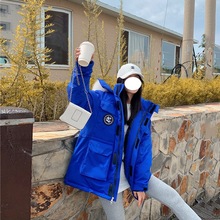 冬季棉服女韩版学生2022年新款短款加棉派克服外套加厚羽绒棉衣女