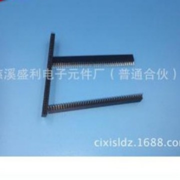 间距1.27MM 1*40直插母座 塑高4.6MM Y端子 环保镀金 耐高温