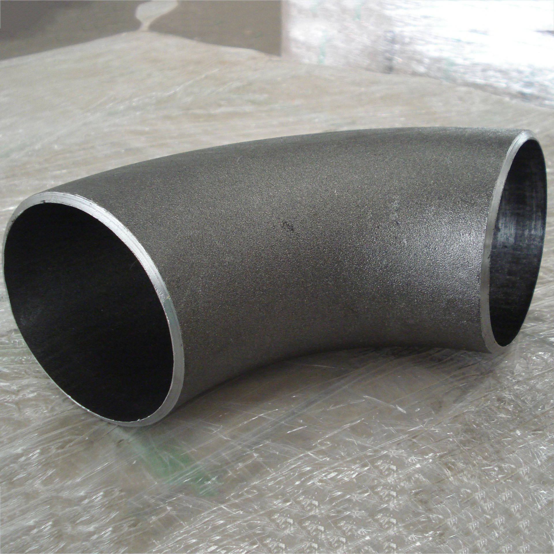 304不锈钢弯头90度直角焊接压制酸洗冲压无缝工业级弯头管件1.5d