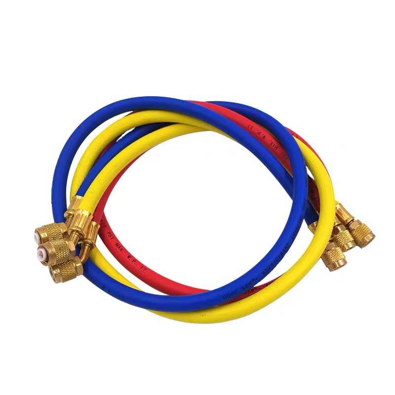 鸿森r22三色管雪种管加氟管压力管三色管冷媒管汽车空调加氟管