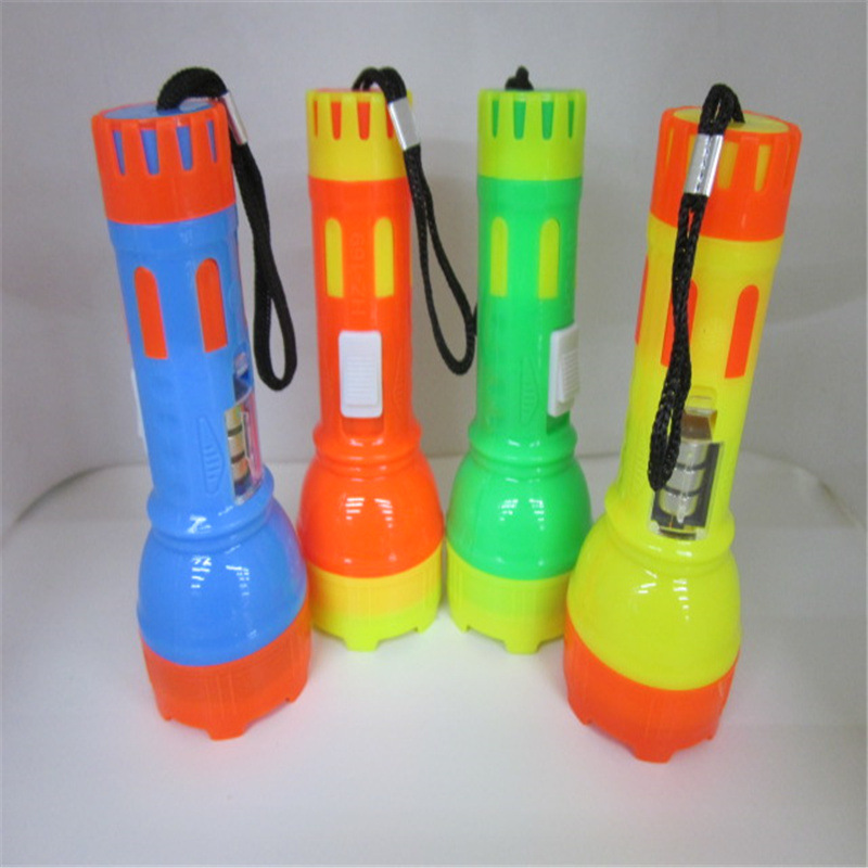 Wholesale Plastic Flashlight Small Gifts Easy to Carry Lanyard Replaceable Electronic Factory Direct Sales HZ-169