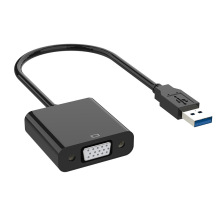 usb转vga转接线电脑接显示器扩展屏usb to vga转换器笔记本接电视