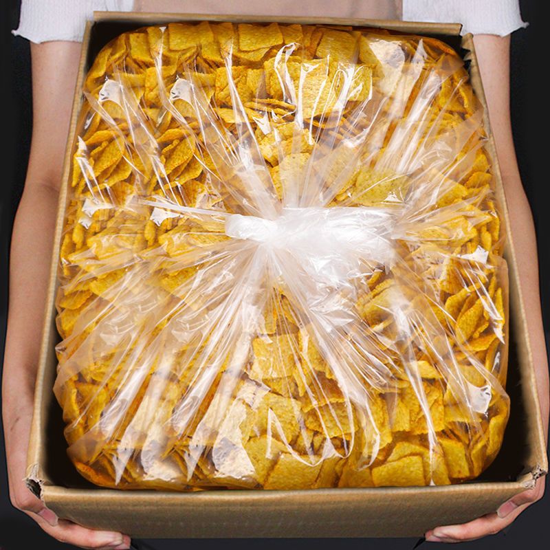 苦荞片5斤整箱批发无糖精麻辣味荞麦锅巴粗粮吃的解馋零食品300g