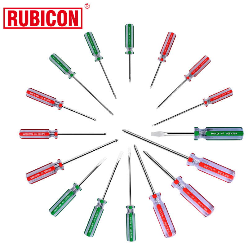 日本rubicon罗宾汉磁性螺丝刀十字一字螺丝批进口工业级改锥起子
