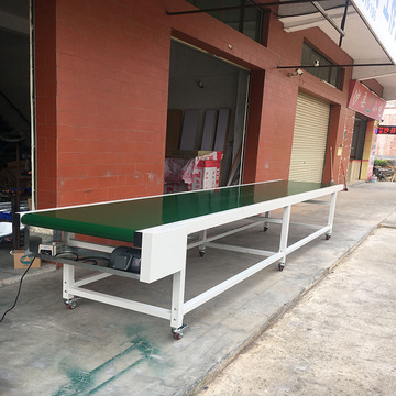 仓库物流储存分拣流水线传送带装卸货电商直播快递包装产线输送机