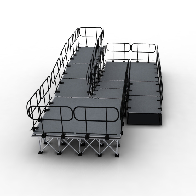 拉网舞台支架 便携式舞台 铝合金舞台可折叠厂家直发