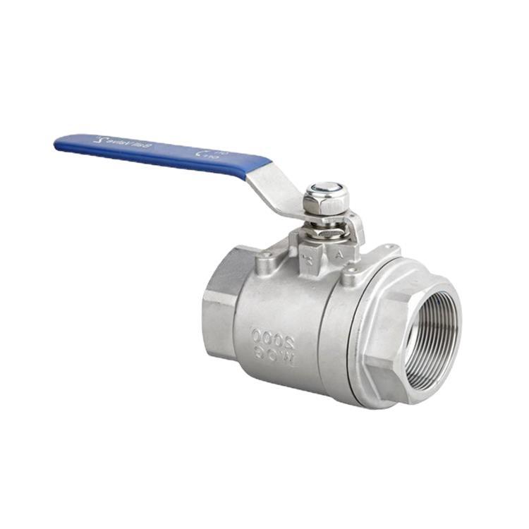 304/316l二片式内螺纹/丝扣高温高压球阀q11f-64p两片式2000wog