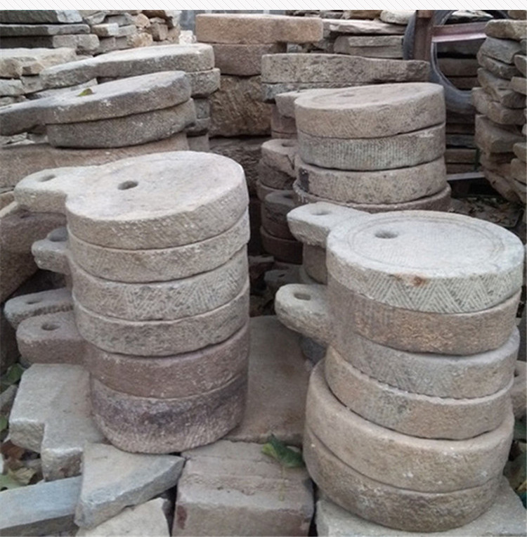 厂家批发老磨盘石磨花岗岩老石器园林古建农村老石头老物件装饰