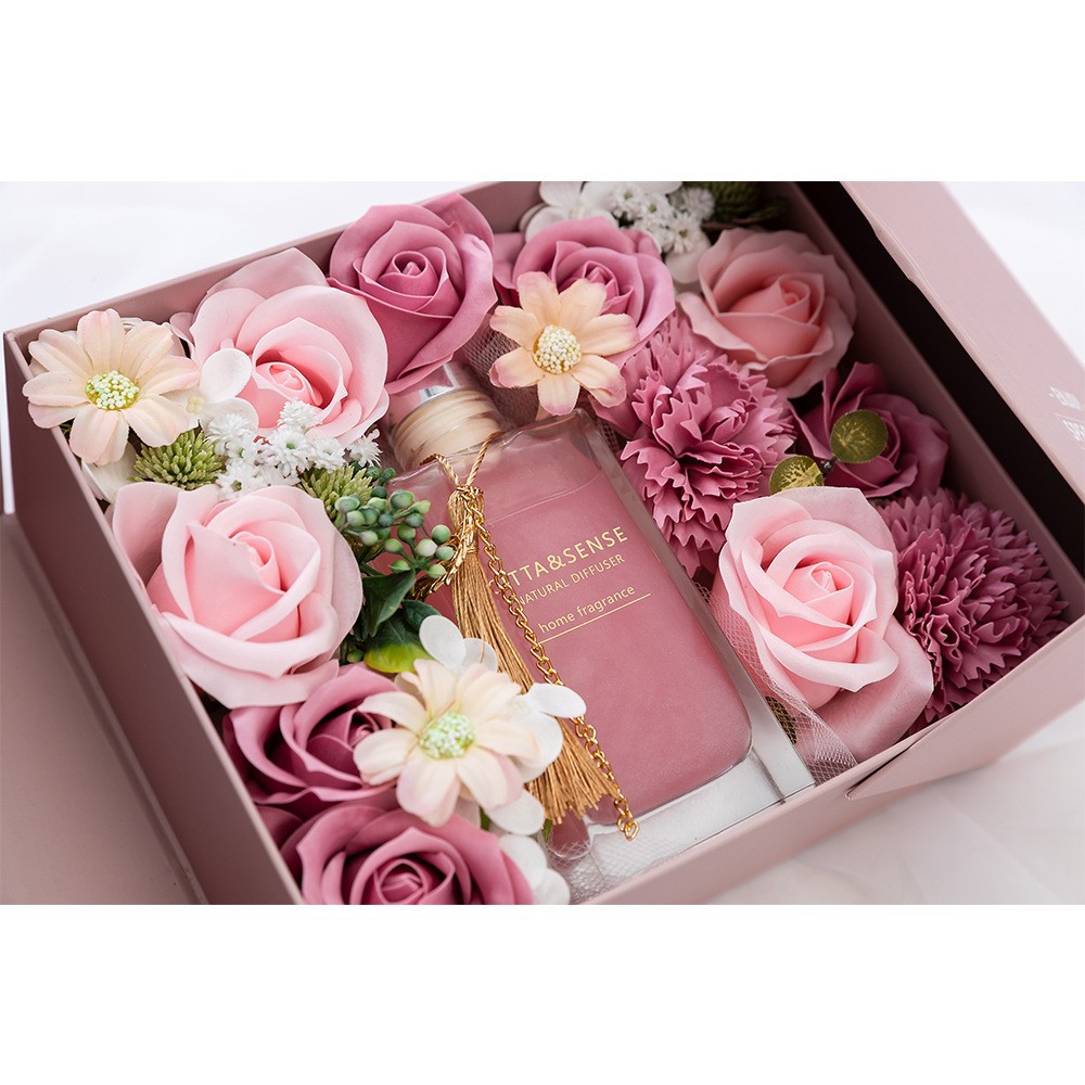 Citta West Moss Fire-Free Aromatherapy Floral Gift Box Christmas Dried Flower Eternal Flower Fragrance Wholesale Valentine's Day Gift