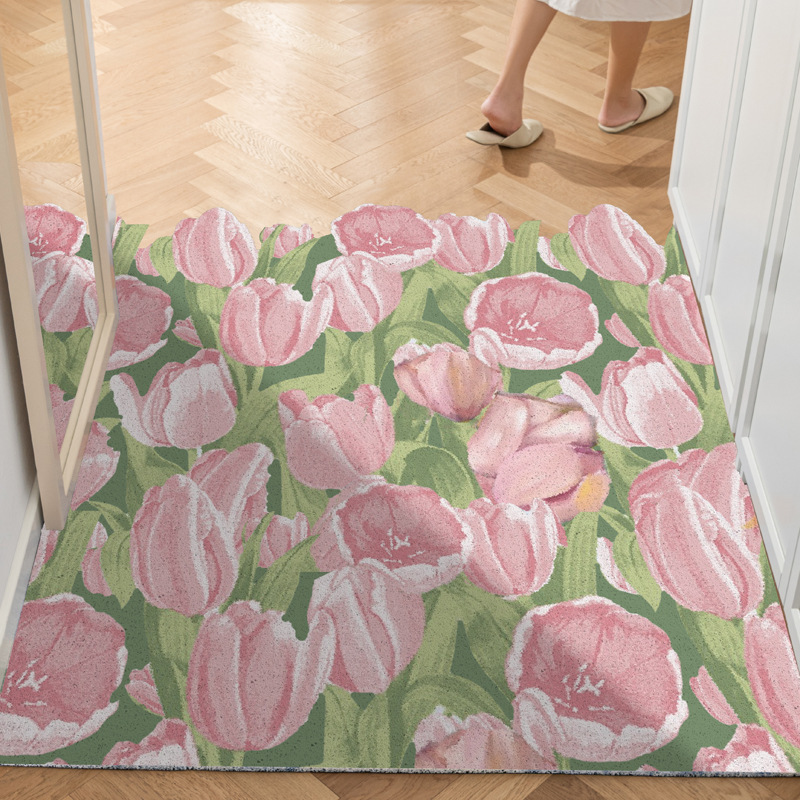 Simple Entrance Door Mat Household Door Wear-Resistant Carpet Cutting Non-Slip Foot Mat Pvc Entrance Carpet Manufacturer