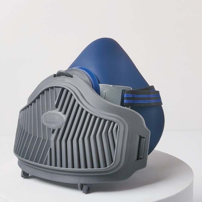 防尘口罩防工业粉尘灰尘面罩喷漆打磨煤矿装修打农药专用硅胶面具