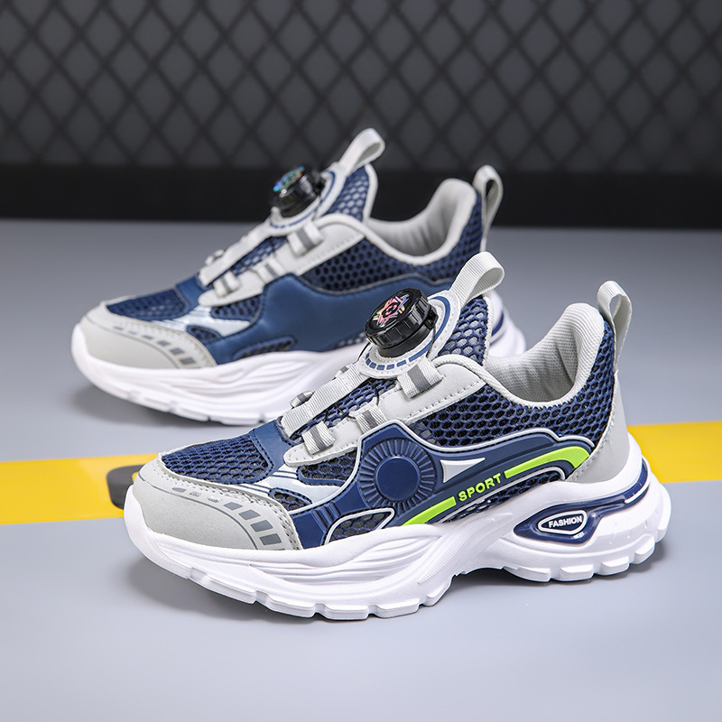 童鞋男童鞋网面透气2024新款秋季双网中大童网鞋秋款儿童运动鞋潮