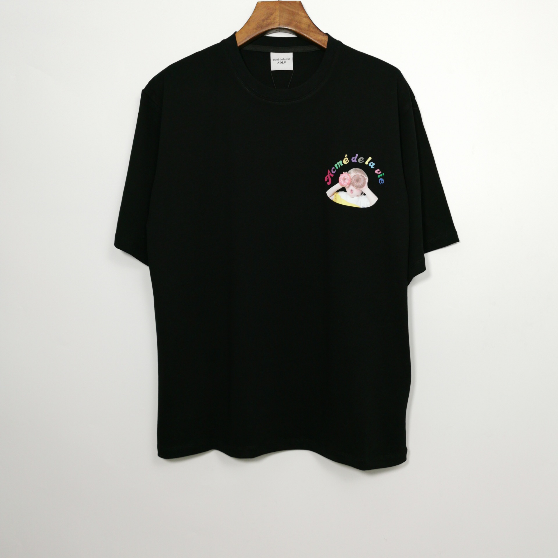 一件代发2021早春新款韩国潮牌adlv上衣宽松棉男女同款情侣t恤