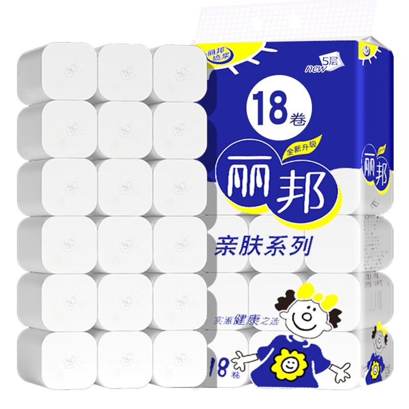 Libang Roll Paper Factory Wholesale Women and Baby Toilet Paper plus-Sized Web Coreless Bung Fodder Toilet Paper One Piece Dropshipping