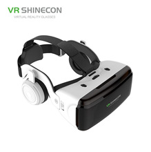 跨境千幻魔镜G06E耳机版手机虚拟现实3D眼镜VR G06头戴式眼镜现货