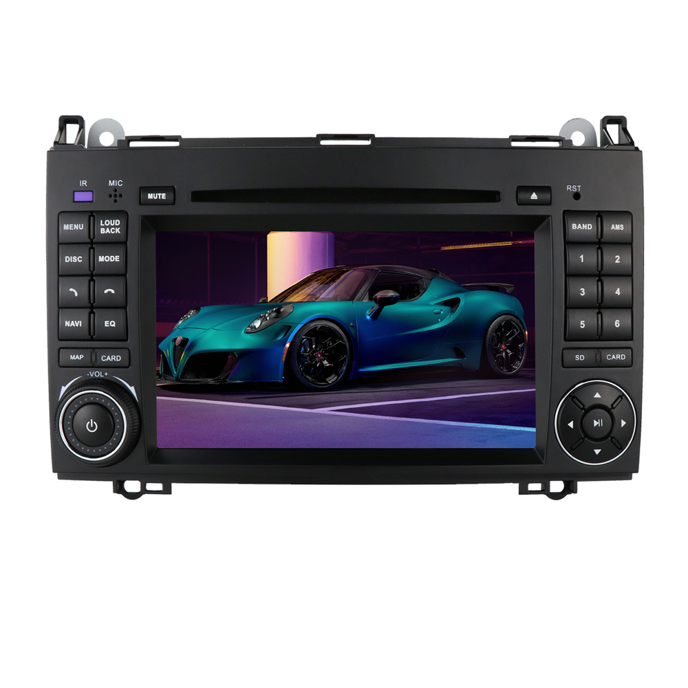 适用于奔驰0412款奔驰b200车载导航仪改装倒车影像116g带碟7寸