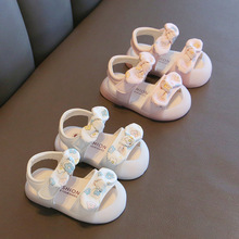 女宝宝凉鞋春夏款0-1-2岁婴儿软底学步鞋夏季公主鞋女童防滑鞋子