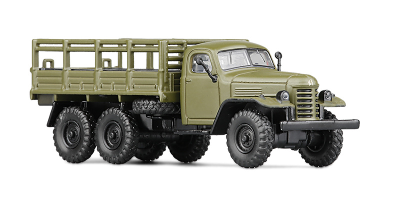 jkm1/64 解放ca30军事运输卡车全合金平衡轴仿真金属汽车模型摆件