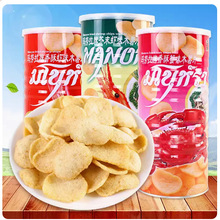 泰国进口零食/特产休闲食品玛努拉虾片/MANORA膨化食品90g薯片