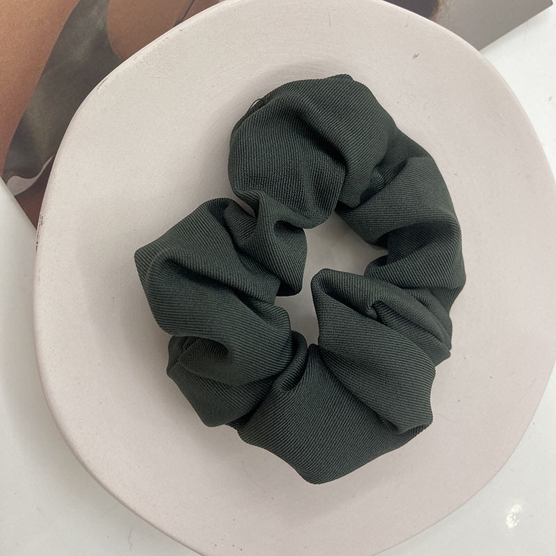 秋冬色系~软糯针织布料纯色大肠发圈莫兰迪发绳日韩气质少女发饰