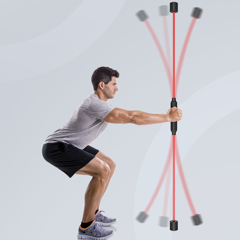 飞力仕健身弹力棒多功能训练棒肌肉振颤飞力士杆菲利斯燃脂震颤棒