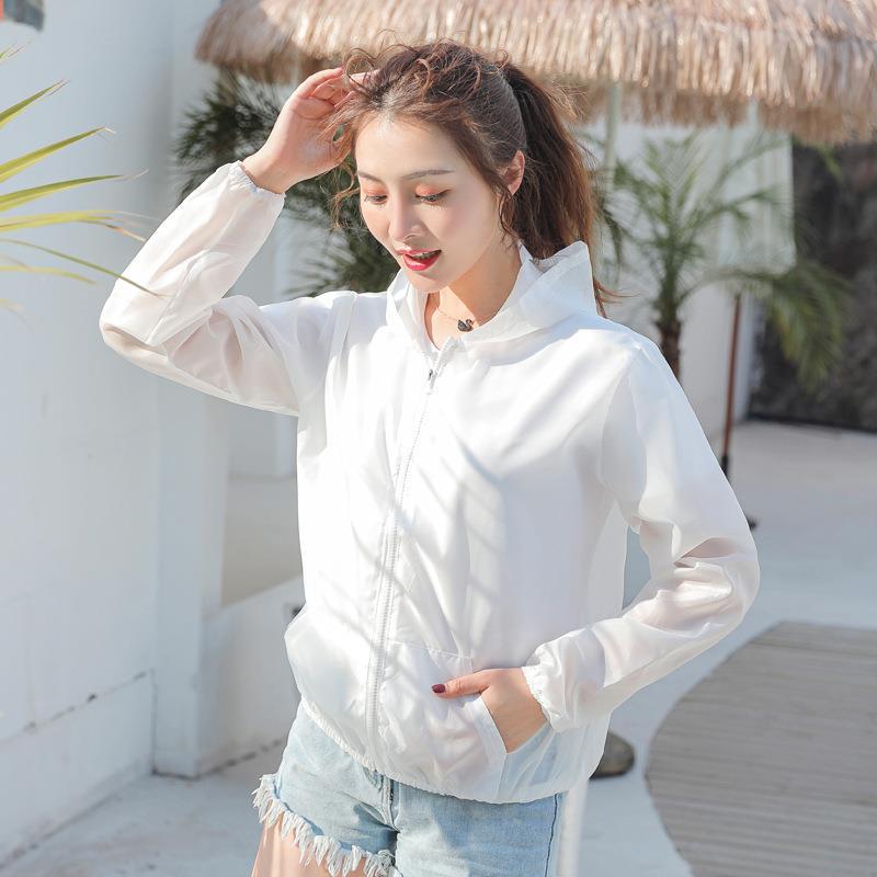 Sun Protection Clothing for Women 2023 Summer Outdoor UV-Proof Sun-Protective Clothing Solid Color Ultra-Thin Breathable Quick-Drying Men's and Women's Coats