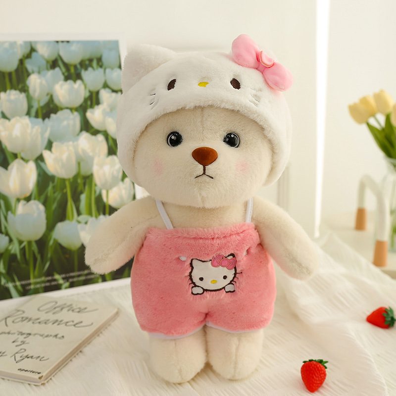 Factory Direct Sales Lily Bear Bear Handmade Teddy Bear Doll Toy Doll Plush Lina Bear Toy Gift