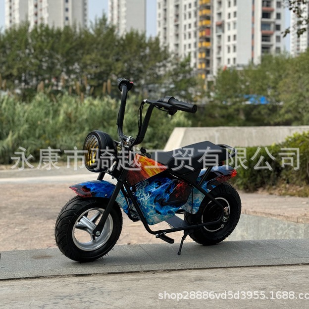 儿童小孩电动车小精灵款迷你摩托车24v小童36v大童无刷电机玩具车