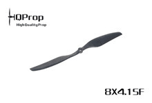 HQprop Slow Flyer Prop 8X4.1SF 3D-ABS （1根1包） 正面 经典黑
