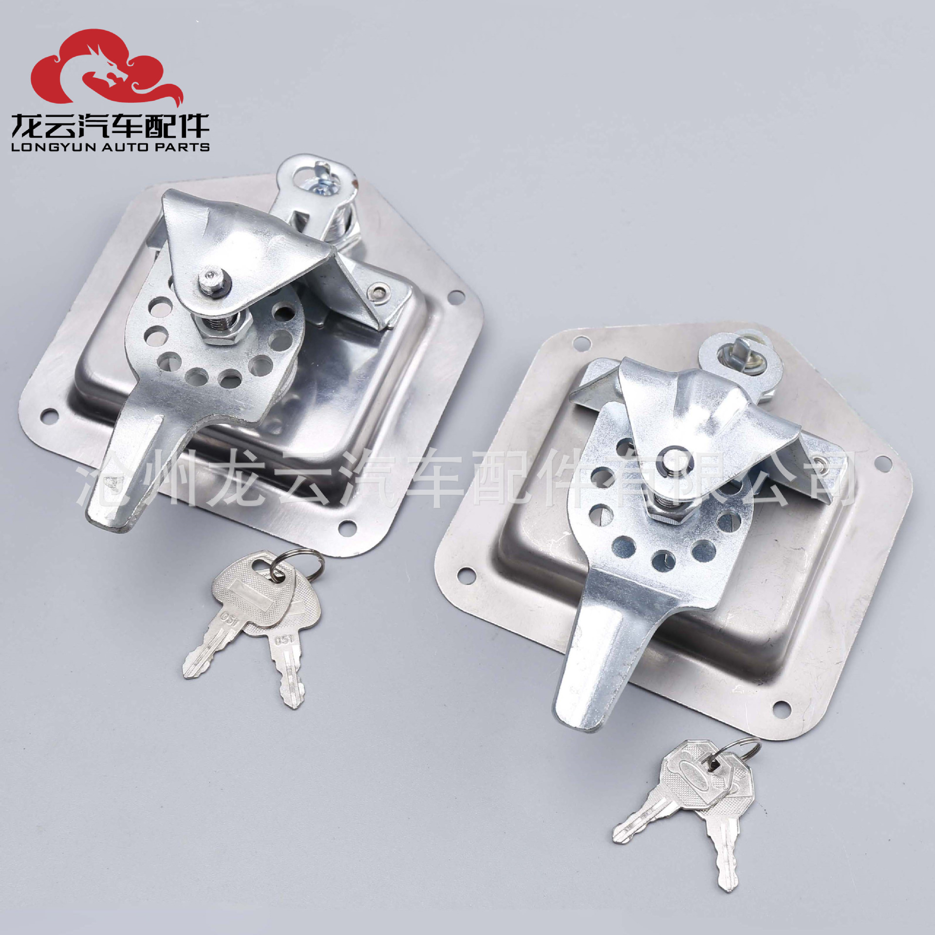 货车工具箱暗锁汽车配件锁具国标锁201不锈钢304转舌锁货车柜门锁