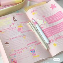 小红书同款粉色空白本高颜值少女心学生粉色内页空白手账本笔记本