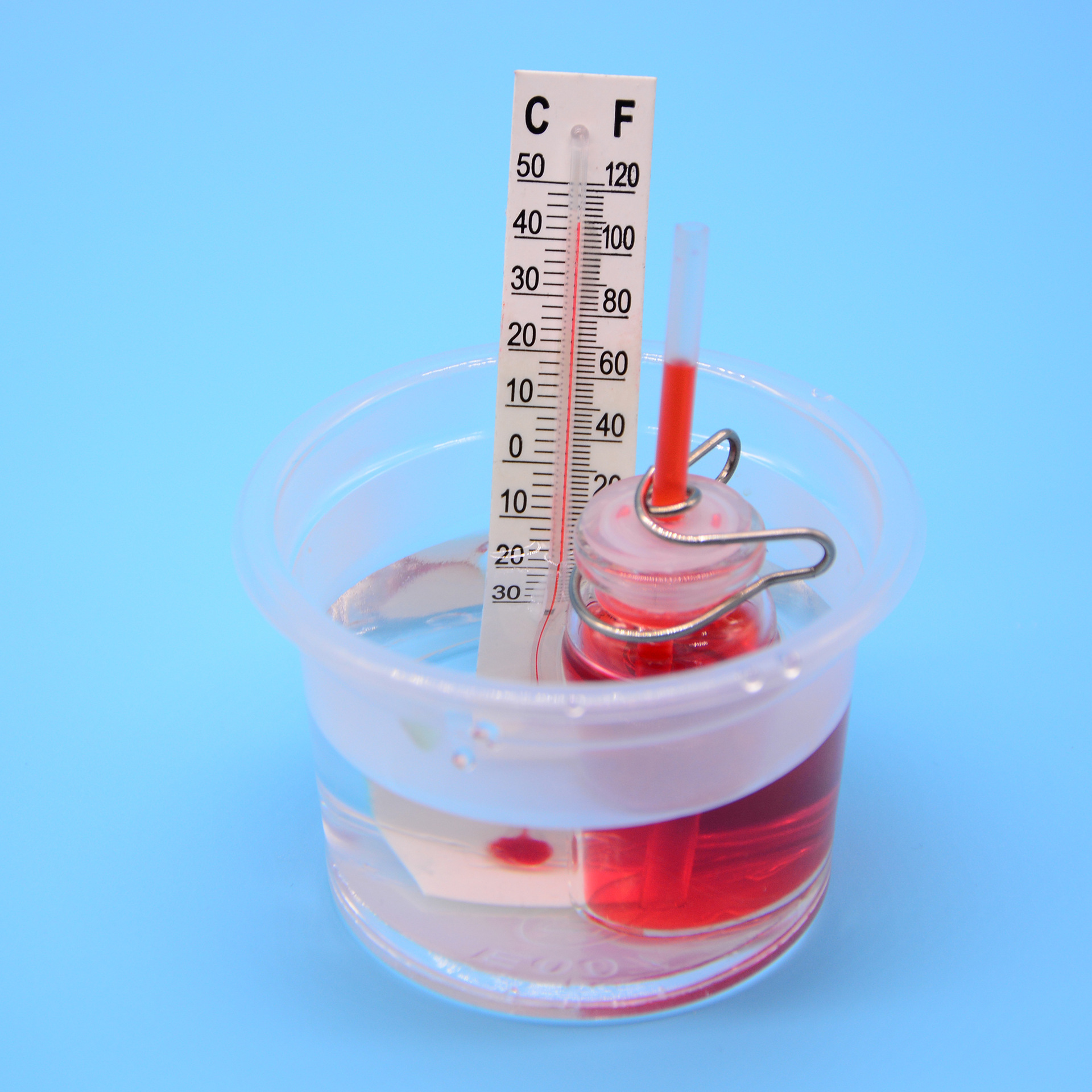 小学生创意小制作自制温度计热胀冷缩实验科技diy材料包科教玩具_金华