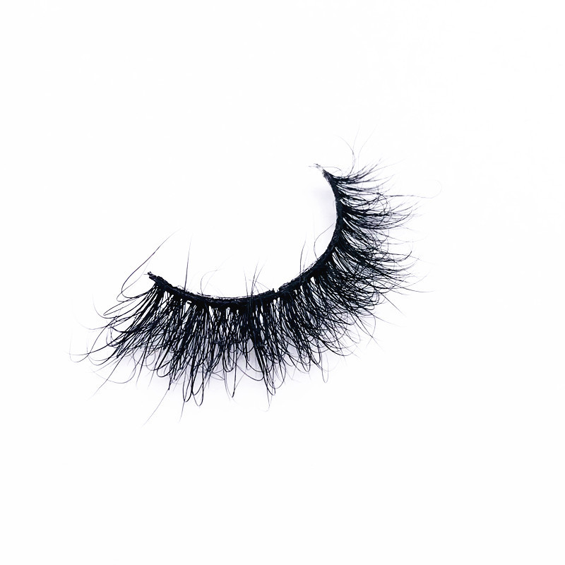 European and American Style S Material Short Fried Mink Hair False Eyelashes Explosion Three-Dimensional Big Eye Stage Makeup Foreign Trade Eyelash Women