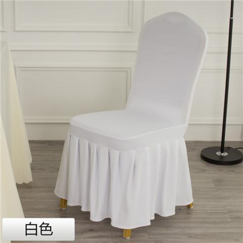 Chair Cover Elastic Stool Cover Hotel Hotel Banquet Wedding Conference Restaurant Hotel Chair Cover Universal Wholesale