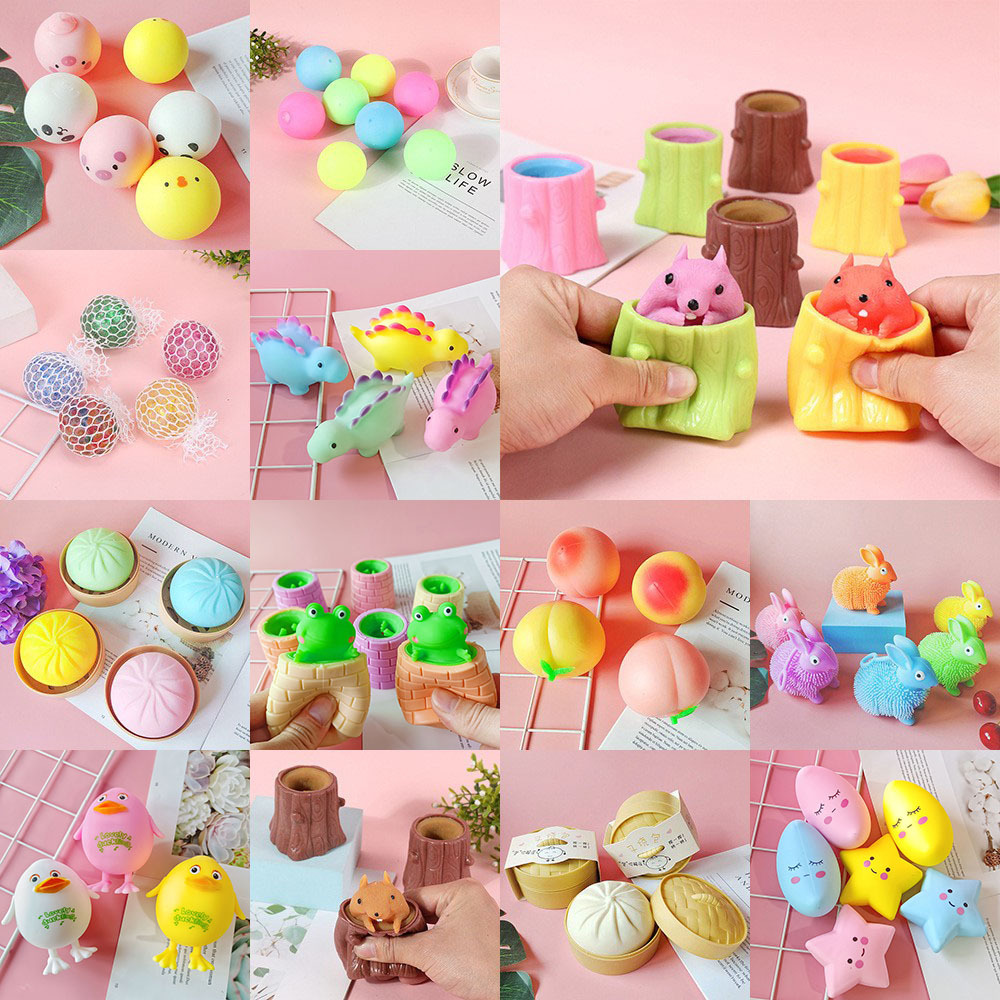 新奇特萌宠柴犬解压包子捏捏乐发泄减压魔幻飞鼠杯水蜜桃整人玩具