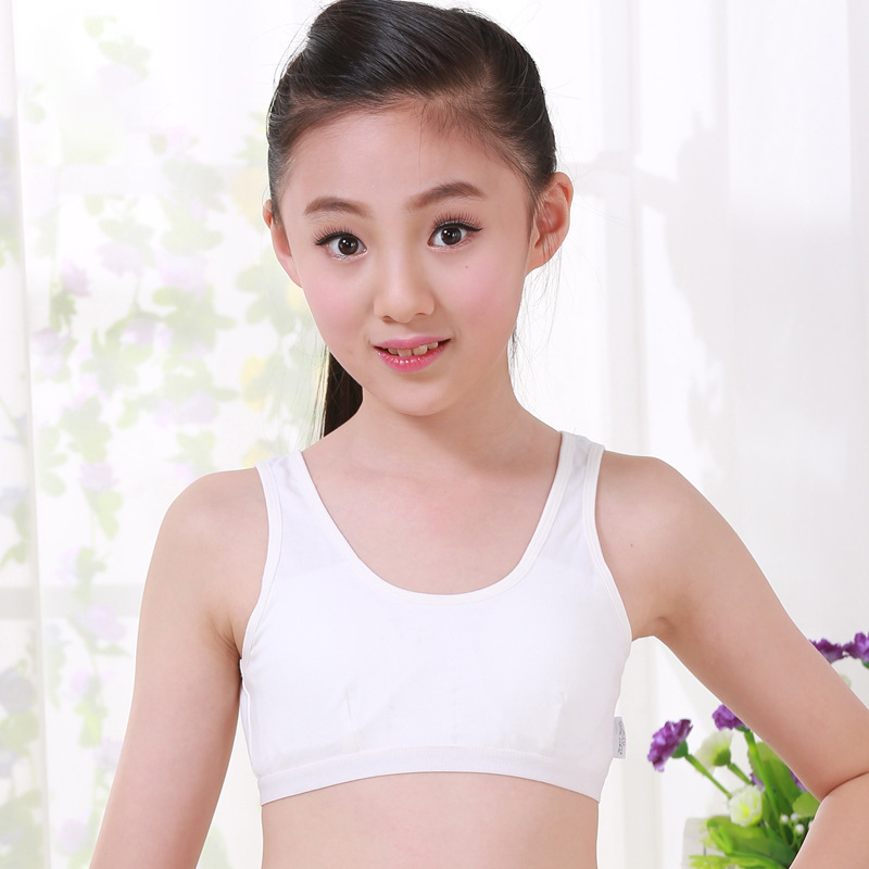 5万条森之鼓女童内衣小背心发育期学生少女文胸中大童胸罩吊带女￥11.