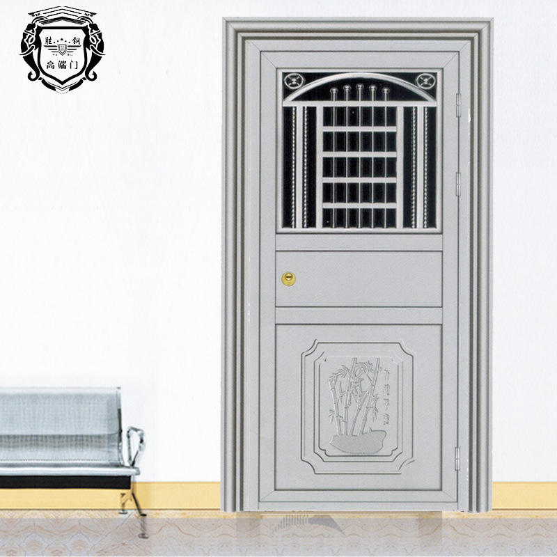 不锈钢门 简易不锈钢工程门 农村不锈钢阳台门不锈钢隔断出租门