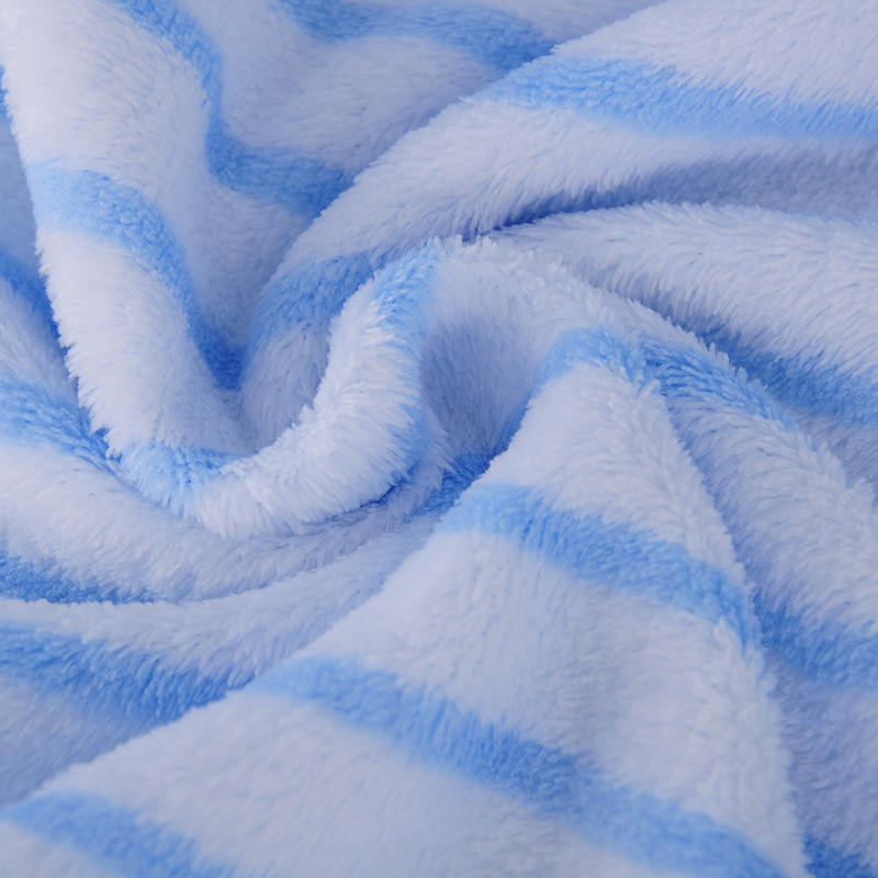 Factory Generation Coral Fleece Vertical Stripe Towel 35*75 Household Daily Use Face Cloth