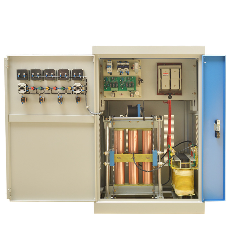 sbw三相全自动电力稳压器 380v大功率交流电压补偿稳压电源500kva