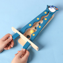 厂家直供儿童早教木质平衡益智玩具 锻炼宝宝手脑爬坡滚珠小游戏