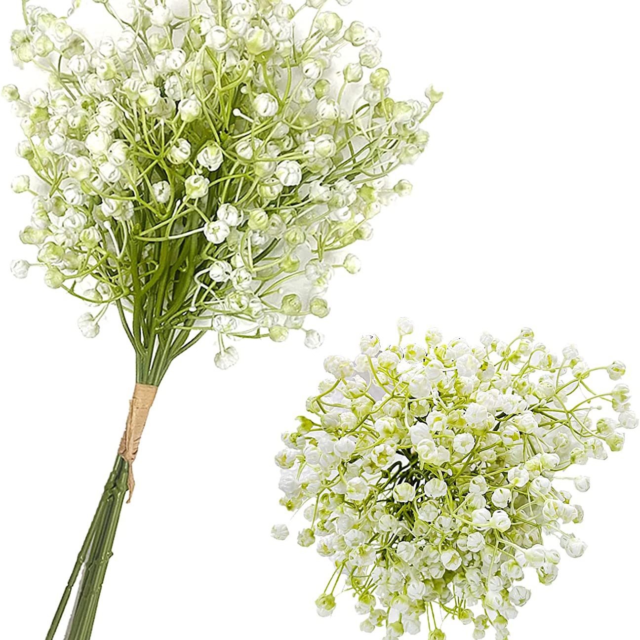 Simulation Plastic Babysbreath Fake/Artificial Flower Home Decoration Fake Green Plant Soft Decoration Project Plant Wall Cross-Border New Product