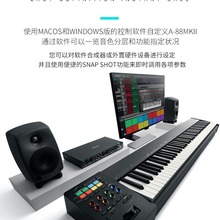 Roland罗兰A49 A88MKII编曲MIDI键盘便携式力度感应重锤MIDI键盘