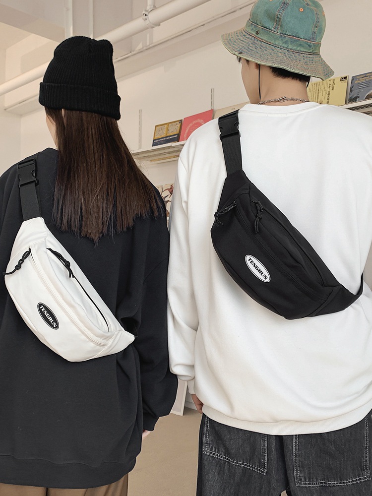 mobile phone waist bag trendy brand men‘s chest bag japanese simple lightweight shoulder small backpack women‘s casual sports messenger bag men