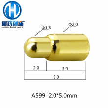 PCB板弹簧顶针电流针pogopin导电触点弹簧探针插针伸缩弹性铜顶针