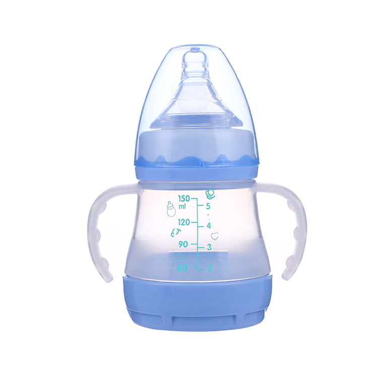 Foreign Trade Maternal and Child Supplies Baby Bottle Anti-Flatulence Food Grade Pp Wide Mouth Baby Bottle 150ml 270ml